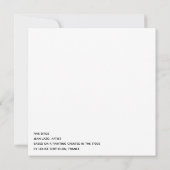 Vijf vogelpuitenflatpapier voor Kaart met halfglan (Achterkant)