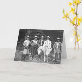 Vijf vrouwen op de ranch kaart (Gele Bloem)