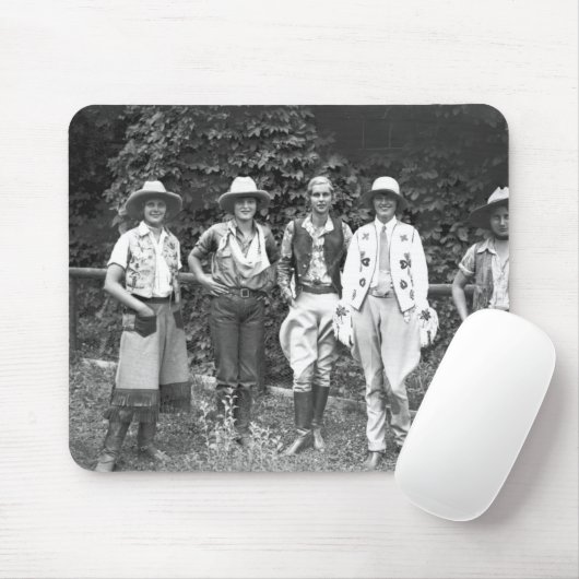 Vijf vrouwen op de ranch muismat (Met muis)
