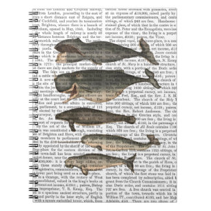 Vijf walvissen notitieboek