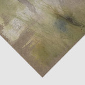 Vijf wilde paarden nemen vlucht decoupage tissuepapier (Detail)