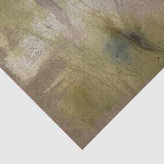 Vijf wilde paarden nemen vlucht decoupage tissuepapier (Detail)