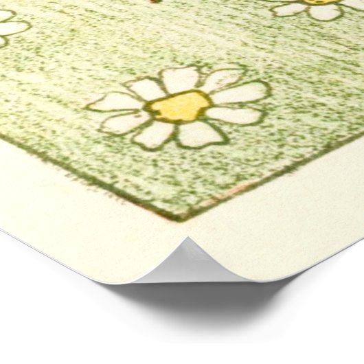 Vijf winkels in een weide poster (Hoek)