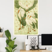 Vijf winkels in een weide poster (Thuiskantoor)