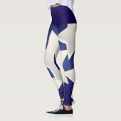 Vijf witte sterren leggings (Links)