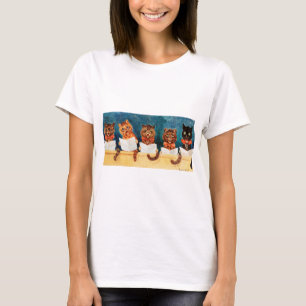 Vijf zingende katten, Louis Wain T-shirt