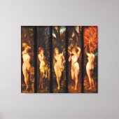 Vijf zintuigen 1872 canvas afdruk (Voorkant)