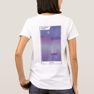 Vijf Zwaarden omgekeerde Tarot-geïnspireerde kunst T-shirt