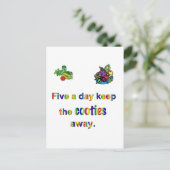 VijfADay Briefkaart (Staand voorkant)