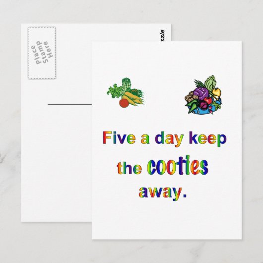 VijfADay Briefkaart (Voorkant / Achterkant)