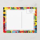 Vijfde, 55ste of 50ste verjaardag of Jubileum #5 Briefkaart (Achterkant)