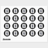 Vijfde 5e graad Afstudeerder 2025 Ik overleefde 5e Ronde Sticker (Vel)