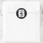 Vijfde 5e graad Afstudeerder 2025 Ik overleefde 5e Ronde Sticker (Tas)