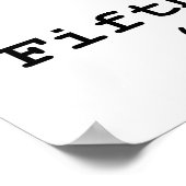 Vijfde amendement op de grondwet van de Verenigde  Poster (Hoek)