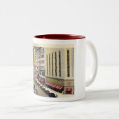 Vijfde Ave, New York City  Tweekleurige Koffiemok (Voorkant rechts)