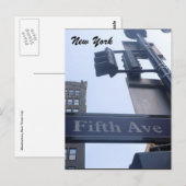 vijfde avenue briefkaart (Voorkant / Achterkant)