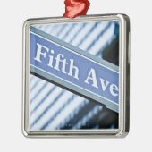 Vijfde Avenue Metalen Ornament (Links)