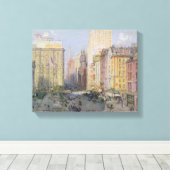 Vijfde Avenue, New York, 1913 Canvas Afdruk (Insitu (Houten vloer))