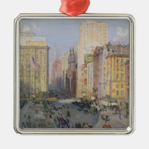 Vijfde Avenue, New York, 1913 Metalen Ornament