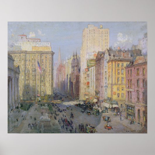 Vijfde Avenue, New York, 1913 Poster (Voorkant)
