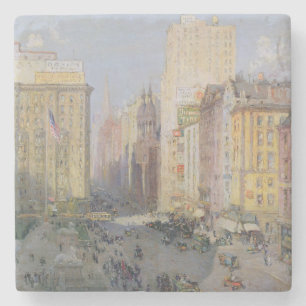 Vijfde Avenue, New York, 1913 Stenen Onderzetter