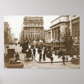 Vijfde Avenue & New York City Public Library 1908 Poster (Voorkant)