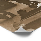 Vijfde Avenue & New York City Public Library 1908 Poster (Hoek)