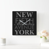 Vijfde Avenue New York Vierkante Klok (Huis)