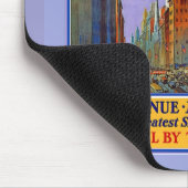 Vijfde Avenue New York werpt de grootste koopwaar. Muismat (Hoek)