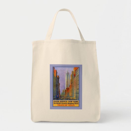 Vijfde Avenue New York werpt de grootste koopwaar. Tote Bag (Voorkant)