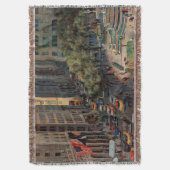 Vijfde Avenue van John Falter Deken (Voorkant Verticaal)