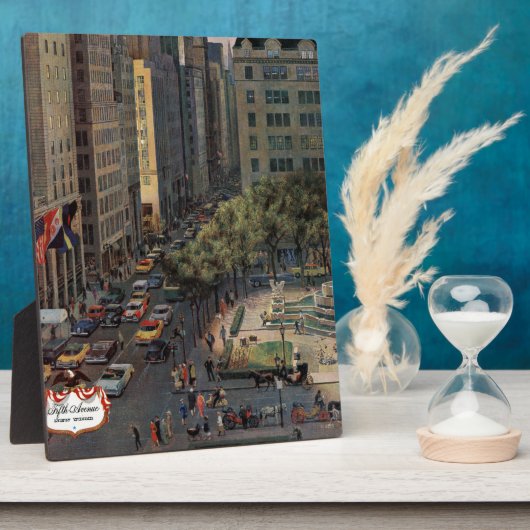 Vijfde Avenue van John Falter Fotoplaat (Zijkant)