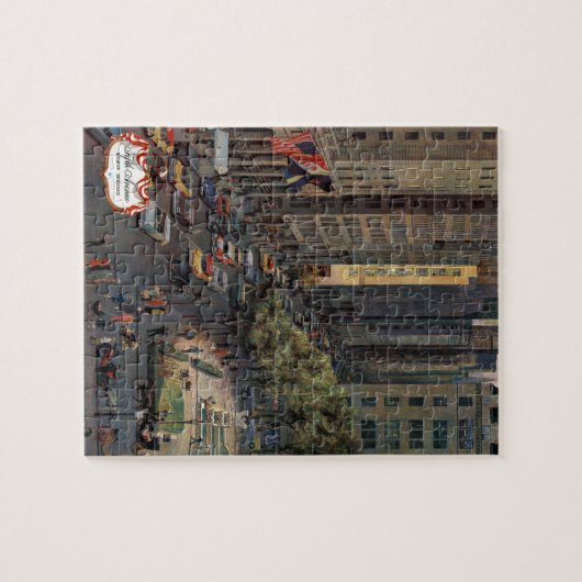 Vijfde Avenue van John Falter Legpuzzel (Horizontaal)