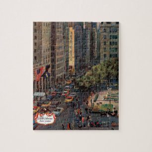 Vijfde Avenue van John Falter Legpuzzel
