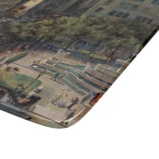 Vijfde Avenue van John Falter Snijplank (Hoek)