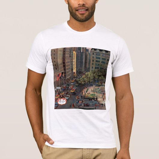 Vijfde Avenue van John Falter T-shirt (Voorkant)