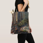 Vijfde Avenue van John Falter Tote Bag (Dichtbij)