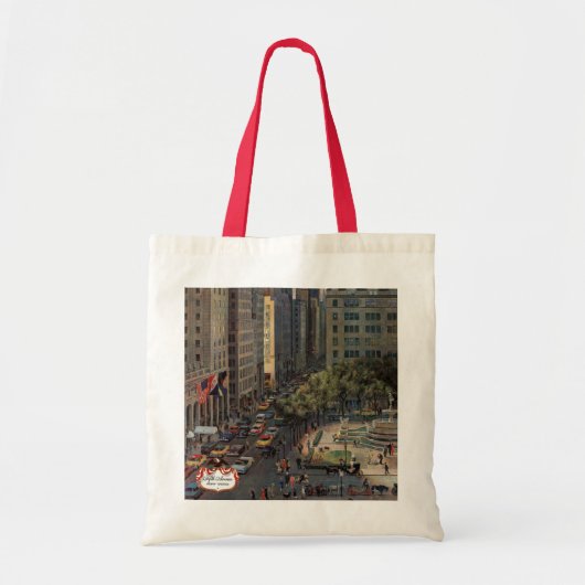 Vijfde Avenue van John Falter Tote Bag (Voorkant)