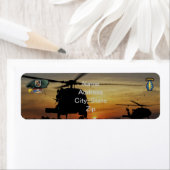 Vijfde bijzondere troepenmacht Groene Berets Vietn Etiket (Insitu)