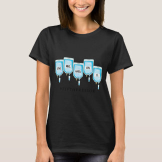 Vijfde Druk Icu Verpleegster Levo Neo Vaso Epi Jez T-shirt