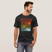 Vijfde geboortedag sinds september 2017 5 jaar t-shirt (Voorkant volledig)