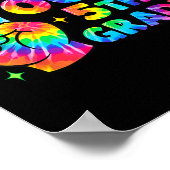 Vijfde Graad Afstuderen 5e Graad Tie Dye Laatste D Poster (Hoek)