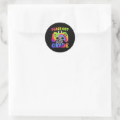 Vijfde graad Afstuderen Decoraties Vrede uit 5e Gr Ronde Sticker (Tas)