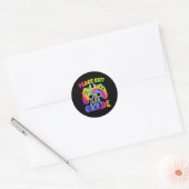 Vijfde graad Afstuderen Decoraties Vrede uit 5e Gr Ronde Sticker (Envelop)