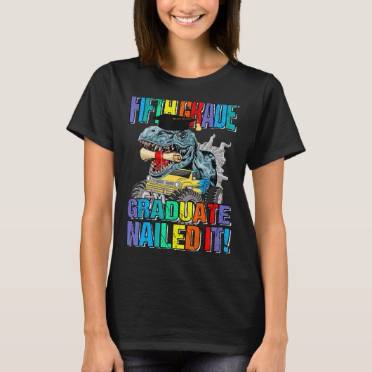 Vijfde graad Afstuderen Nailed IT Afstuderen Dinos T-shirt (Voorkant)