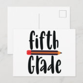 Vijfde graad briefkaart (Voorkant / Achterkant)