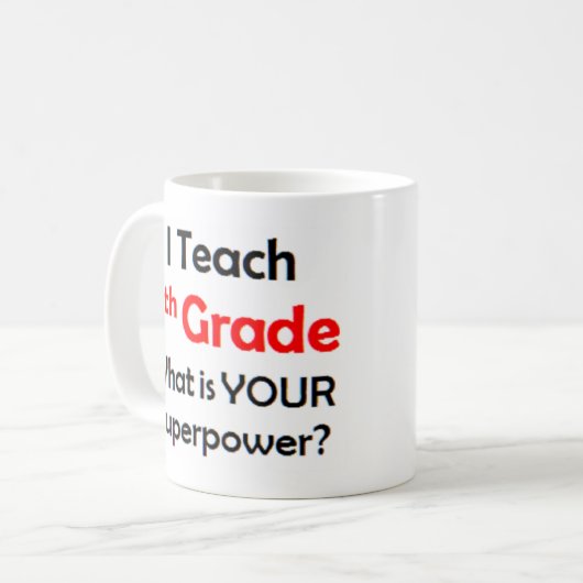 vijfde graad koffiemok (Voorkant links)