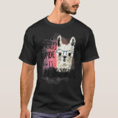 Vijfde graad Llamazing Llama-leraar T-shirt (Voorkant)