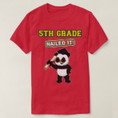 Vijfde graad Nailed IT Afstuderen middelbare schoo T-shirt (Design voorkant)