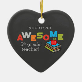 Vijfde graad Opleidingsdag Geweldige Keramisch Ornament
